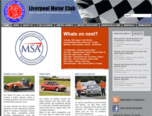 Tablet Screenshot of liverpoolmotorclub.com